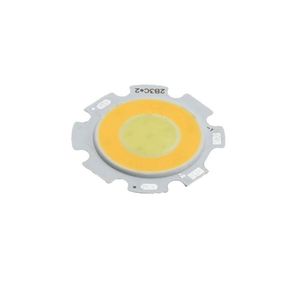 Led Cob 28mm - 7W, Lumina Cald/Rece