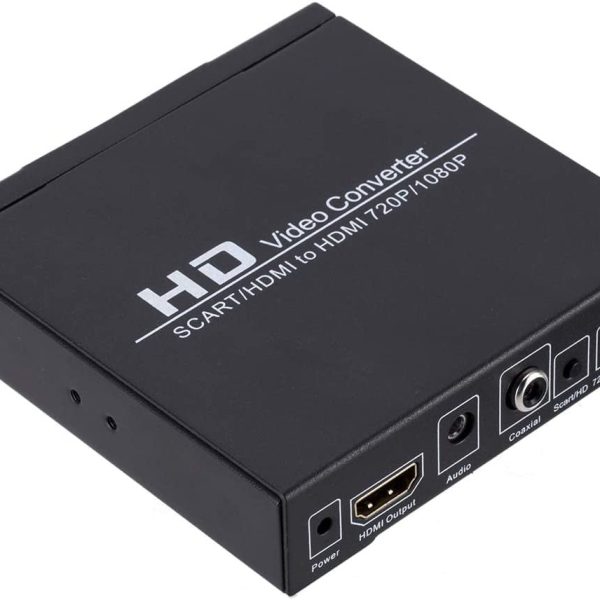 Convertor de la SCART/HDMI la HDMI, 720p/1080p, ElectroAZ