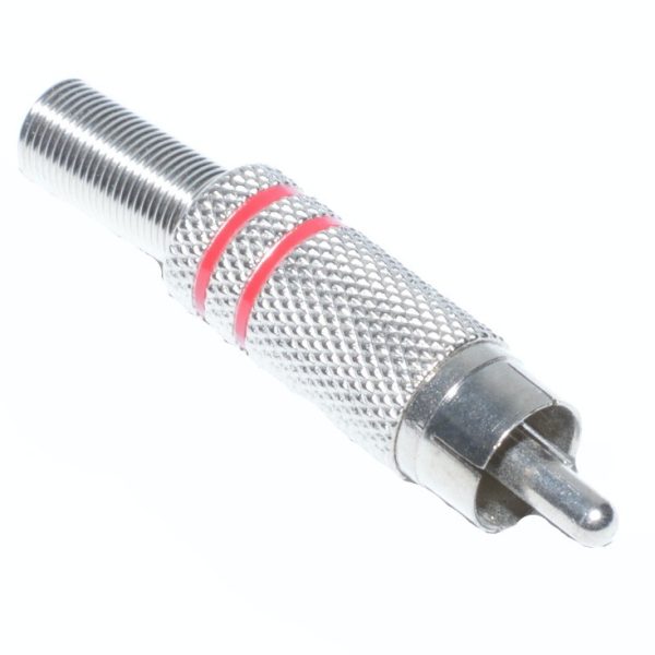 Mufa RCA Metal Tata Rosu