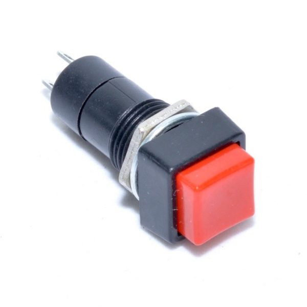 Push Buton fara Retinere Patrat 12x37mm