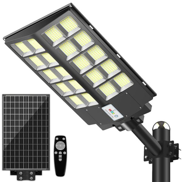 Lampa Solară 1000W cu Panou Solar Monocristalin, 800 LED-uri, Bară + Telecomandă, ClassLights