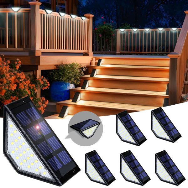 Set 2 Lampi Solare LED Ultra-Subtiri - Iluminat pentru Gard si Trepte