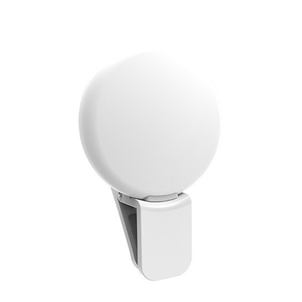 Mini Lampa LED Circulara Selfie pentru Telefon, Reincarcabila - Roz