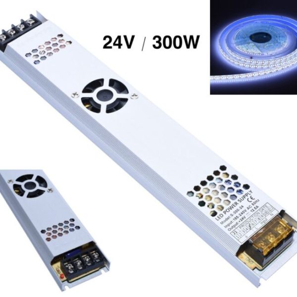 Sursa de Alimentare, Slim, Interior, 24V, 12,5A, 300W